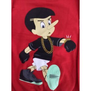 Served Fresh collection XS Sweatshirt Hoodie Pinocchio Red Black‎ 58926